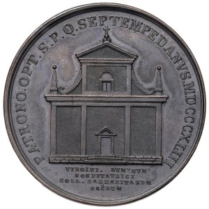 Papežské a církevní medaile – Gregor XVI. (1831–1846) Medaile z roku 1843, kardinál L...