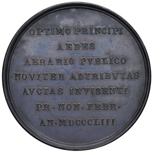 Papal and Religious Medals - Pius IX (1846–1878) Medal, 1853, Year VII: Visit to ...