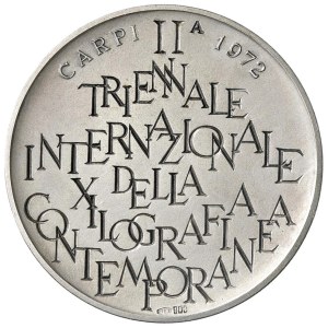 Cities medals - CARPI - Medaglia 1972 per la Seconda Triennale Int...