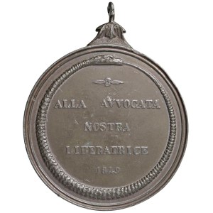 Cities medals - IMOLA. Medaglia 1849 Madonna del Piratello, S.S.Ve...