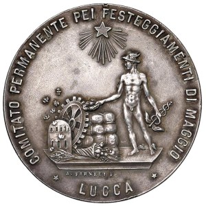 Cities Medals - LUCCA. 1904 Medal, Year I, Commemorating the Committee...