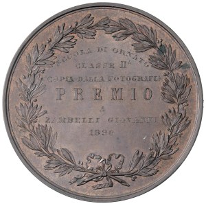 Cities Medals - MILAN. 1890 Medal, Award of the Academy of Bel...