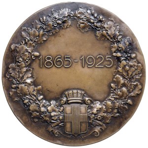 Cities Medals - MILAN. 1925 Medal Commemorating the Sixtieth Anniversary...