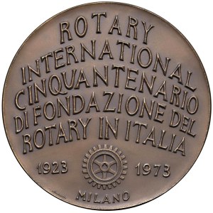 Cities Medals - MILAN. 1973 Medal Commemorating the 50th Anniversary of the City's Founding...