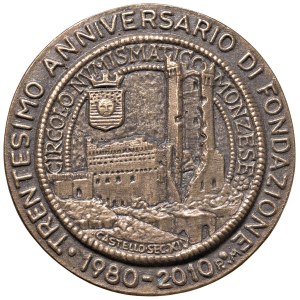 Cities Medals - MONZA. 2010 Medal Commemorating the 30th Anniversary...