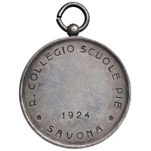 Médailles des villes - SAVONE. Médaille décernée en 1924 par le Collège royal des écoles...