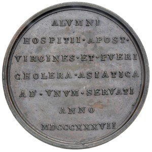 Médailles des villes - ÉTAT PONTIFICAL. Médaille de 1837 décernée à ceux qui…