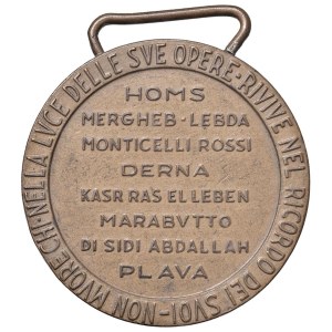 Cities Medals - TURIN. 1927 Medal: Ezio Reisoli, General of Cor...