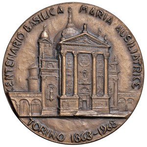 Cities Medals - TURIN. 1968 Medal Commemorating the Centennial of the Base...
