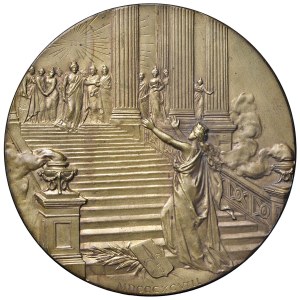 Cities Medals - TRIESTE Albertine Statute (1848–1898) Medal 189...
