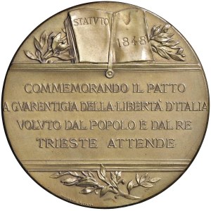 Cities Medals - TRIESTE Albertine Statute (1848–1898) Medal 189...