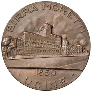Cities Medals - UDINE. 1959 Medal: 100th Anniversary of Morett Beer...