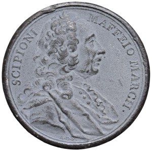 Médailles à l'effigie de personnages - Scipione Maffei (1673-1755) Médaille de 1755 Pour la f...