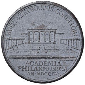 Médailles à l'effigie de personnages - Scipione Maffei (1673-1755) Médaille de 1755 Pour la f...