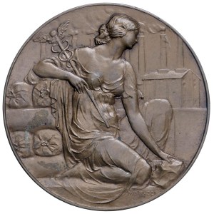 Character Medals - Arturo Malignani. 1922 Medal: He founded the F... Industry