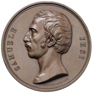 Character Medals - Samuele Jesi. Medal, 1853: In memory of the great In...