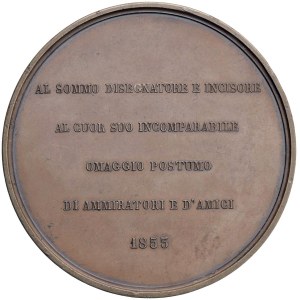 Character Medals - Samuele Jesi. Medal, 1853: In memory of the great In...