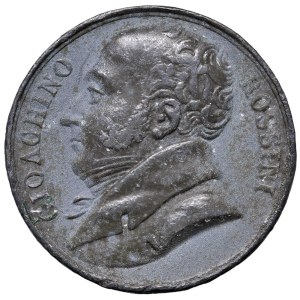 Medaily s portrétmi – Gioacchino Rossini (1792–1868) Medaila bez dátumu...