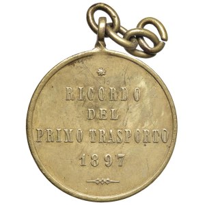 Figurenmedaillen – Die Märtyrerin Santa Settimia. Religiöse Medaille von 1897...