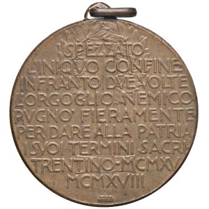 Medals of the Kingdom of Italy - Kingdom of Italy. 1918 Medal for the First Army for...
