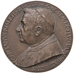 Medaile Italského království – Regno d'Italia. Medaile z roku 1936, kardinál Gaetano Bi...