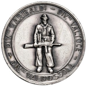 Medale Królestwa Włoch – Tymczasowa Republika Ossoli. Medal z 1944 r. ...