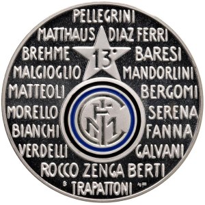 Football Memorabilia Medals - Inter 1988-1989 Italian Championship Medal - AG (g...