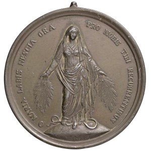 Verschiedene Medaillen – UNBEFLECKTE EMPFÄNGNIS. Medaille ohne Datumsangabe (um 1900 ...