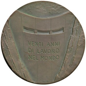 Medaile Angela Grilliho – Angelo Grilli (1932–2015) Medaile z roku 1980, Impregilo ...
