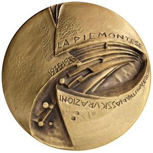 Medaillen von Angelo Grilli – Angelo Grilli (1932–2015) Medaille von 1985 „La Piemont…“
