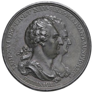 Foreign Medals - FRANCE. Louis XVI and Marie Antoinette - Medal 1...