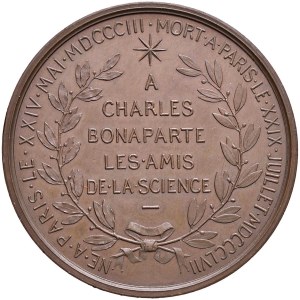 Foreign Medals - FRANCE. 1857 Medal: Death of Charles Lucien Bon...