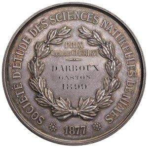 Foreign Medals - FRANCE. 1877 (1899) Medal, Award from the Society...