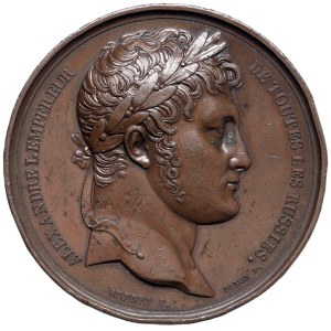 Foreign medals - RUSSIA. Alessandro I (1801-1825) Medaglia 1814 Per...