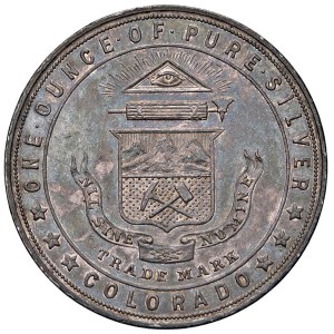 Médailles étrangères - États-Unis-COLORADO. Médaille de 1933 pour le centenaire de la...