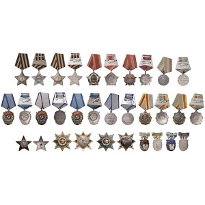 USSR Orders and Decorations - ONOREFICENZE-DECORAZIONI - Lotto di 16 Medaglie-Di...