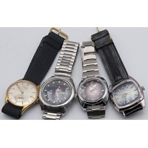 Watches - MULTIPLE LOT - Lot of 4 wristwatches - Bre...