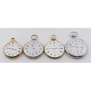 Watches - MULTIPLE LOT - 4 Pocket Watches - Seiko, Loren...