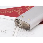 Lighters - CARTIER - Lighter - Silver-colored body with finishes...