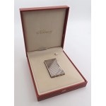 Lighters - DUPONT - Lighter - Silver-colored body with streaks...