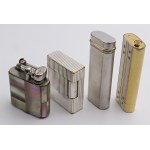 Lighters - SET OF 4 LIGHTERS: 2 Cartier, No. ...