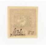 Krakow edition, 1919. Uncanceled 30 h. stamp with an overprint in form II C. Guarantee and description (176)