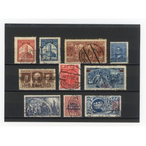 Poland, 1930s. Set of 10 canceled stamps (220)