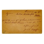 Postcard sent from Krosno, 1877 (266)