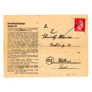 Dachau Concentration Camp, 1944. Correspondence (269)