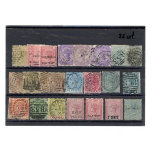 British Colonies. Set of 26. Unused and canceled (275)