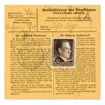 GG, set of 4 parcel delivery slips, Kraków, Warsaw, 1943 (292)