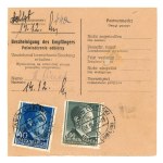 GG, set of 4 parcel delivery slips, Kraków, Warsaw, 1943 (294)