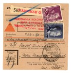 GG, set of 4 parcel delivery slips, Kraków, Warsaw, 1943 (294)