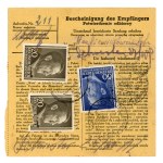 GG, zestaw 4 przekazów paczkowych Kraków, Warszawa, 1943 (295)